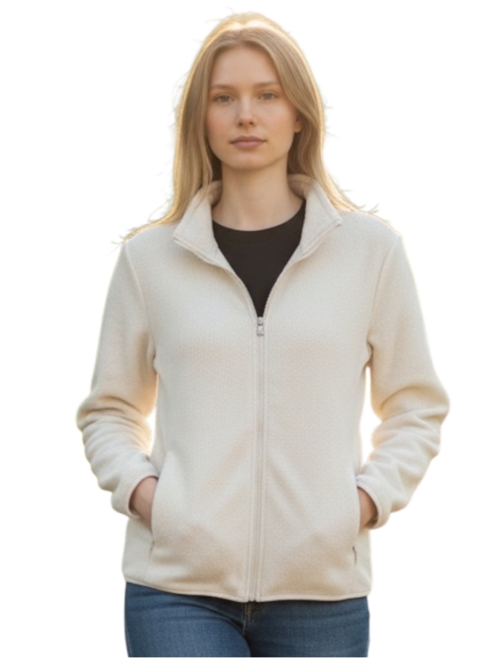 Never Not Hustling Women's Cream Utility Jacket